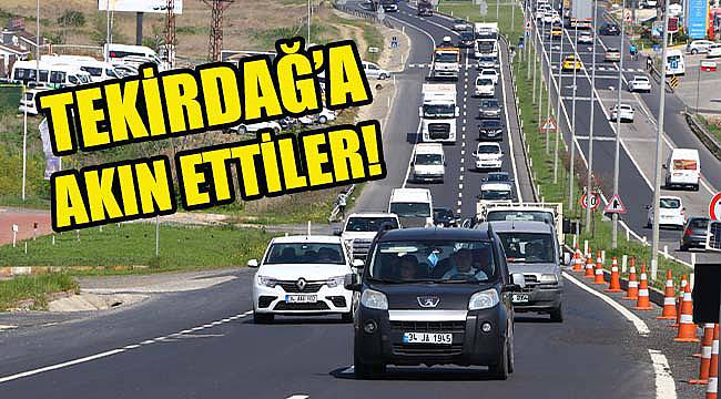 Tam Kapanma Öncesi Tekirdağ'a Akın Ettiler!