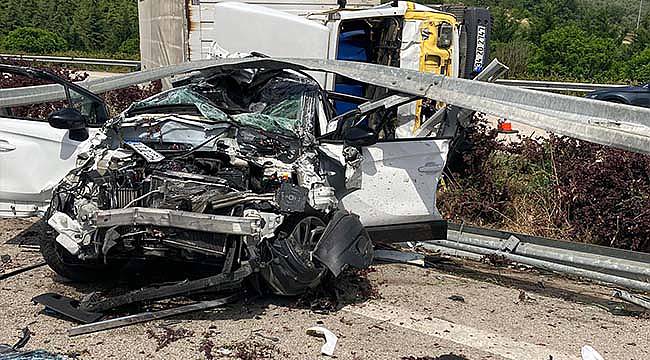 Bursa'da Feci Kaza, 1 Ölü