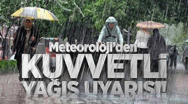 Bursa İçin Kuvvetli Sağanak Uyarısı