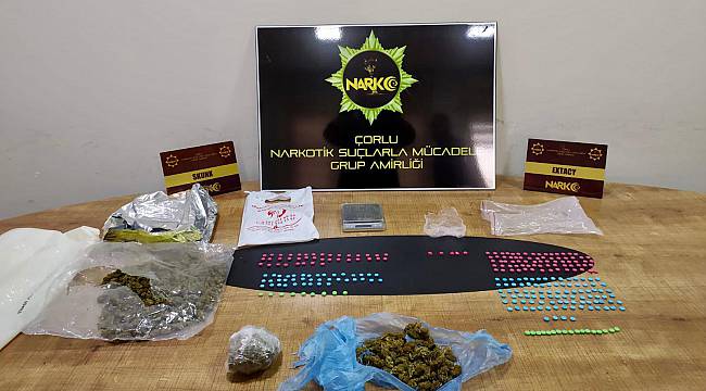 Çorlu'da Uyuşturucu Operasyonu, 3 Gözaltı