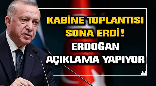 Kritik Toplantı Sonrası Erdoğan'dan Flaş Açıklamalar