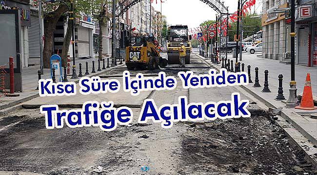 Omurtak Caddesi Kısa Süre İçinde Yeniden Trafiğe Açılacak