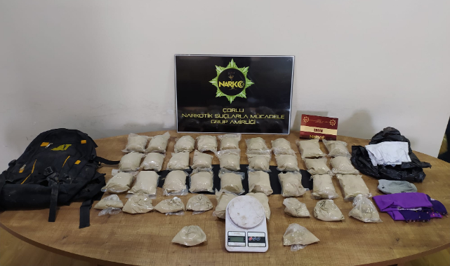 Çorlu'da Hafriyata Gizlenmiş 10 Kilogram Eroin Ele Geçirildi