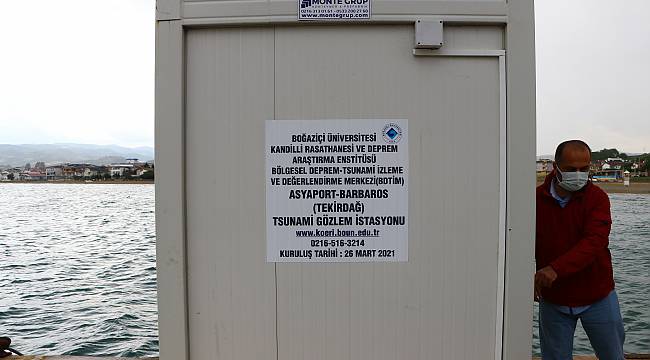 Tekirdağ'a "Deprem-Tsunami Gözlem İstasyonu" Kuruldu