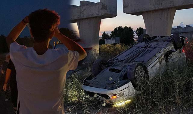 Kaza Yapan Ehliyetsiz Sürücü Babasına Sarılıp Ağladı