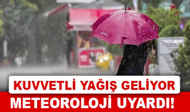 Meteoroloji Saat Verdi! Tekirdağ'a Kuvvetli Yağış Geliyor