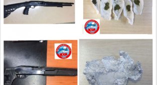 Motosikletli Polis Timleri Silah ve Uyuşturucu Ele Geçirdi