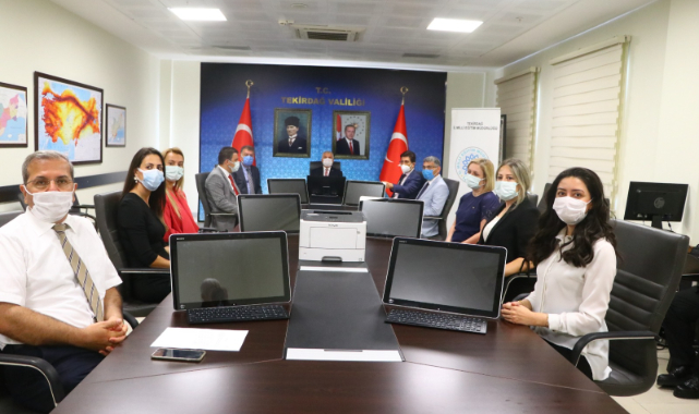 Tekirdağ'daki Okullara Bilgisayar ve Yazıcı Desteği