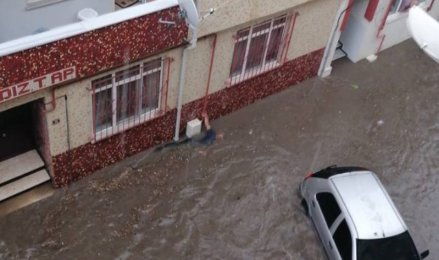Yağış Sırasında Elektrik Akımına Kapılarak Ağır Yaralandı