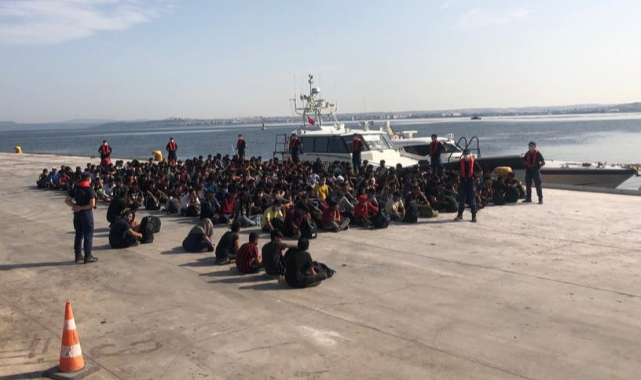 Çanakkale'de 204 Düzensiz Göçmen Yakalandı