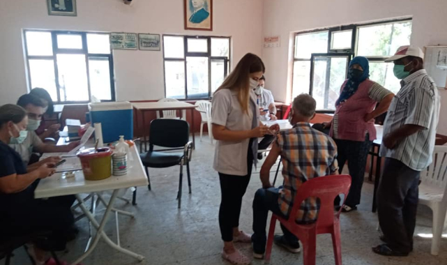 İpsala ve Enez'in Köylerinde Kovid-19 Aşılama Çalışmaları Sürüyor