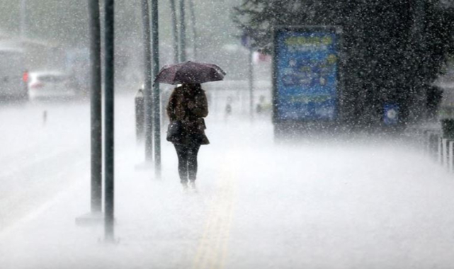 Meteoroloji'den 2 Saatlik Kuvvetli Yağış Uyarısı
