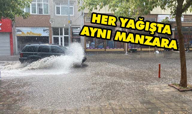 Temizlenmeyen Mazgallar Yolları Göle Çevirdi!