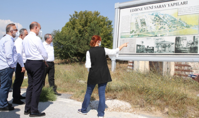 Edirne Sarayı Kısa Sürede Gün Yüzüne Çıkarılacak
