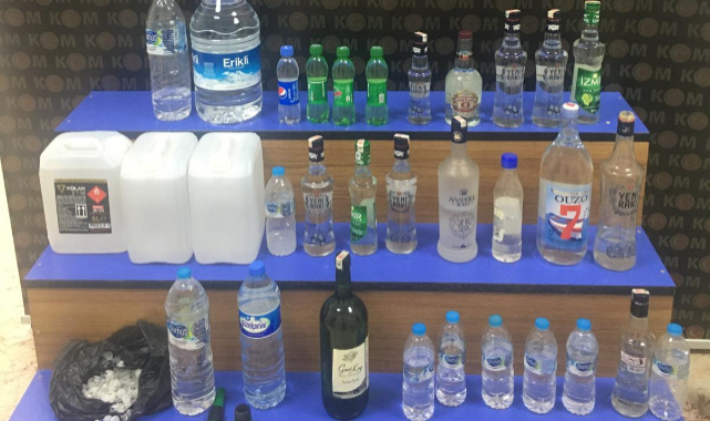 Keşan'da Sahte İçki Ele Geçirildi, 1 Şüpheli Yakalandı