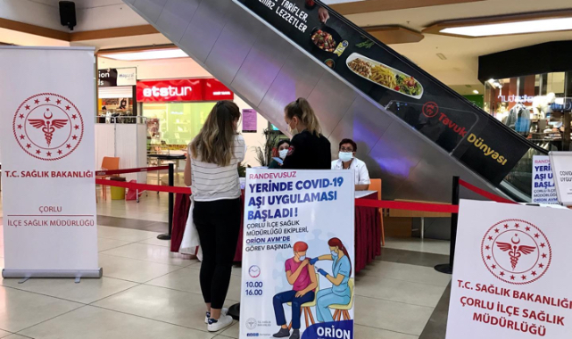 Randevusuz Aşı Uygulaması Orion'da Tekrar Başladı