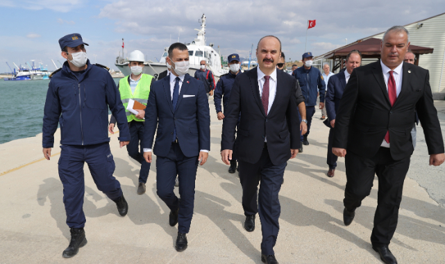 Edirne'de Enez Deniz Gümrük Kapısı Liman İnşaatı Sürüyor