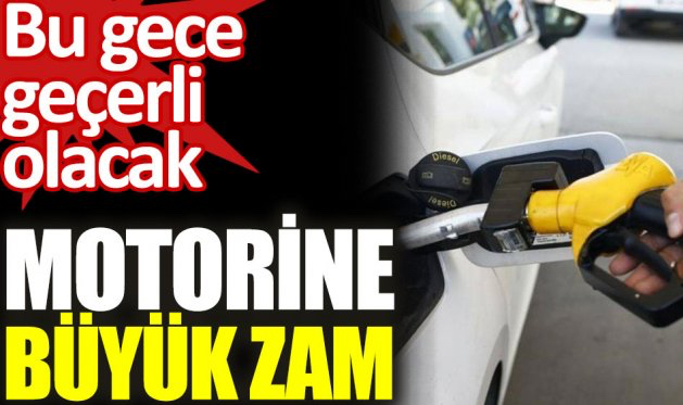 Motorine Yine Büyük Zam Geldi!