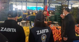 Zabıta Ekiplerinden Pazar Yerlerinde Etiket Denetimi