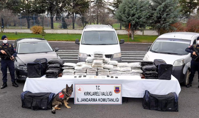 Bulgaristan'dan Türkiye'ye 63 Kilo Uyuşturucu Sokmak İsteyen 5 Kişi Yakalandı