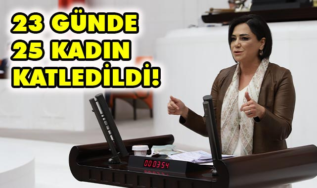 CHP'li Yüceer, "23 Günde 25 Kadın Katledildi!"