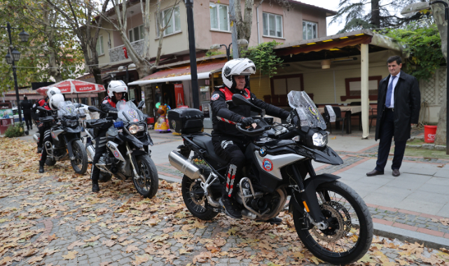 İl Emniyet Müdürü Yunus Timi Kıyafeti Giyip Motosikletle Kenti Dolaşıyor