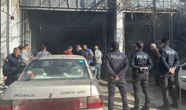Kaporta Tamircisinde Çıkan Yangın Söndürüldü