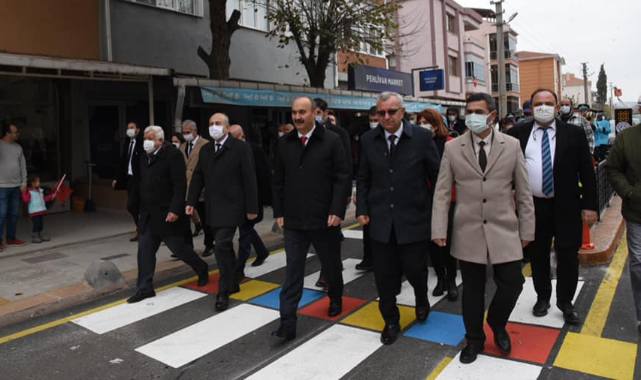 Keşan'da Rasim Ergene Caddesi Yeni Yüzüyle Hizmete Açıldı