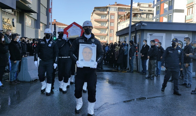 Kocaeli'de Kalp Krizi Sonucu Hayatını Kaybeden Polis Memuru İçin Tören Yapıldı