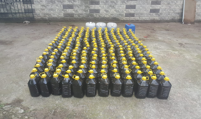 2 Bin 860 Litre Sahte İçki Ele Geçirildi