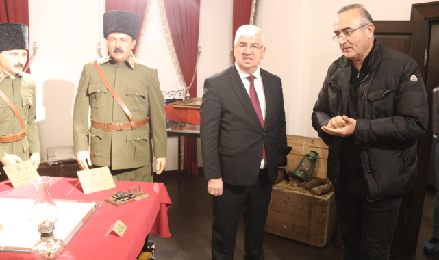 Başkan Yüksel Sunay Akın’ı Atatürk Evi'nde Misafir Etti
