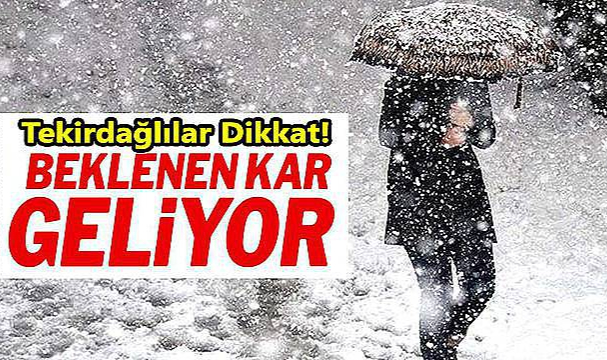 Beklenen Kar Geliyor!