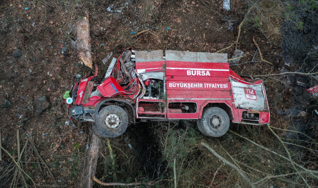 Bursa'da Kazaya Giden İtfaiye Aracı Kaza Yaptı, 4 İtfaiye Eri Öldü