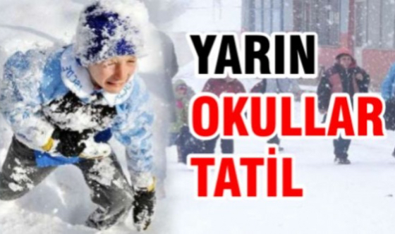 Kırklareli’nde Okullar Tatil Edildi