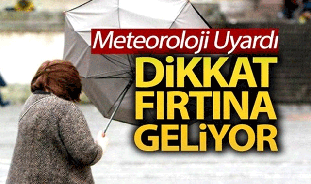 Meteoroloji'den Tekirdağ İçin Fırtına Uyarısı!