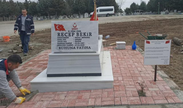 Ergene Belediyesi’nden Şehide Vefa