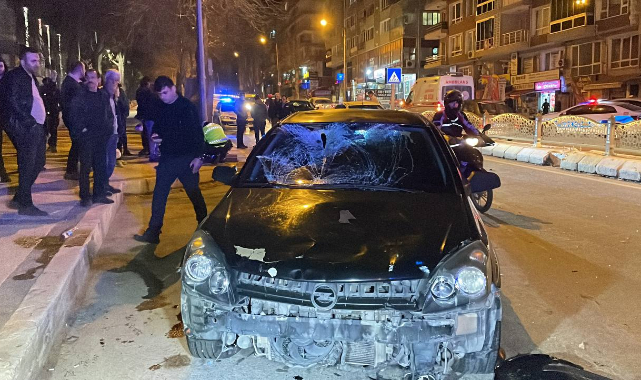 Otomobille Çarpışan Motosikletin Sürücüsü Ağır Yaralandı