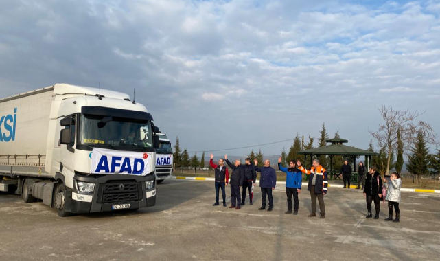 Tekirdağ'dan Ukrayna'ya 5 Tır İnsani Yardım Gönderildi