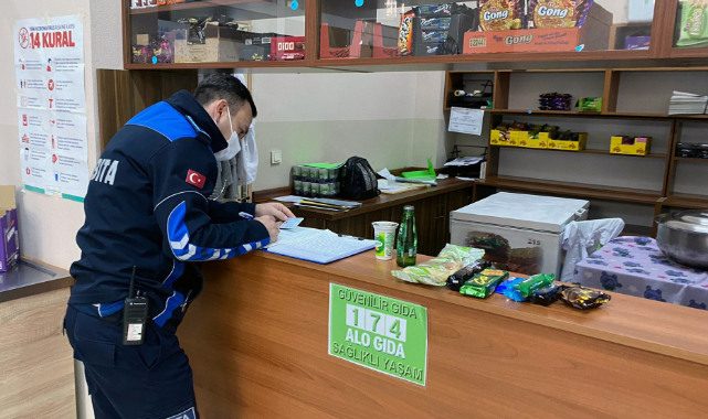 Zabıta Ekipleri Okul Kantinlerini Denetliyor  