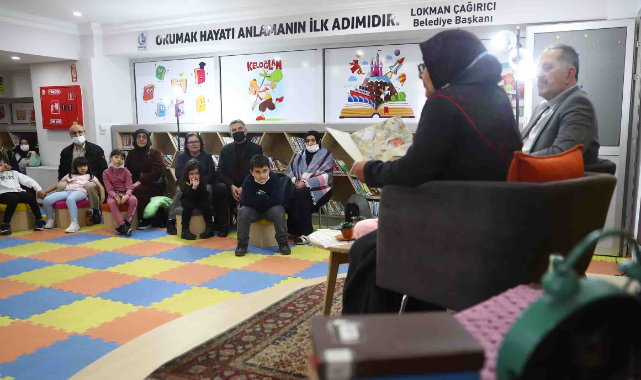 Bağcılar'da Yaşlılarla Torunları Masal Okuma Etkinliğinde Buluştu