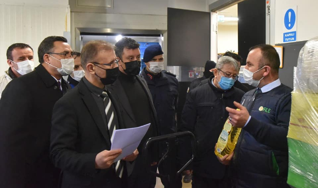 Kaymakam Sarılı ve Başkan Sarıkurt Marketleri Denetledi
