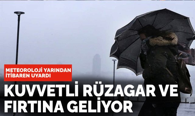 Meteoroloji Uyardı! Kuvvetli Fırtına Geliyor