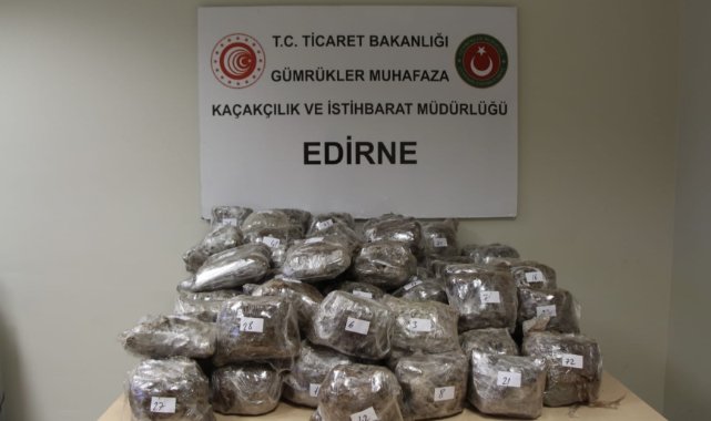 Otobüste 119 Kilo 670 Gram Esrar Ele Geçirildi
