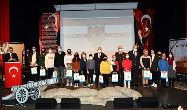 Tekirdağ'da İstiklal Marşı'nın Kabulünün 101. Yıldönümü Kutlandı