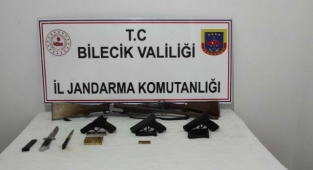 Bilecik'te Silah Kaçakçılığı Operasyonu 4 Gözaltı