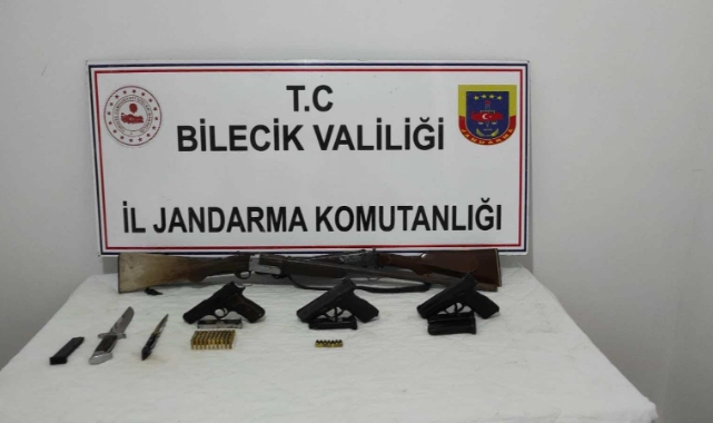Bilecik'te Silah Kaçakçılığı Operasyonu 4 Gözaltı