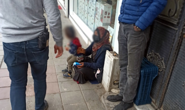 Çocukları Kullanarak Para Dilenen Kadınlar Yakalandı