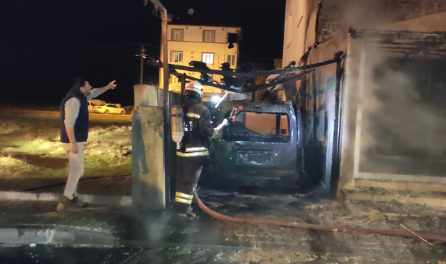 Mahallede Bir Anda Alevler Yükseldi! 1 Kişi Gözaltına Alındı
