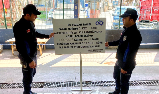 Pazarda Hileli Tartıya Ceza!