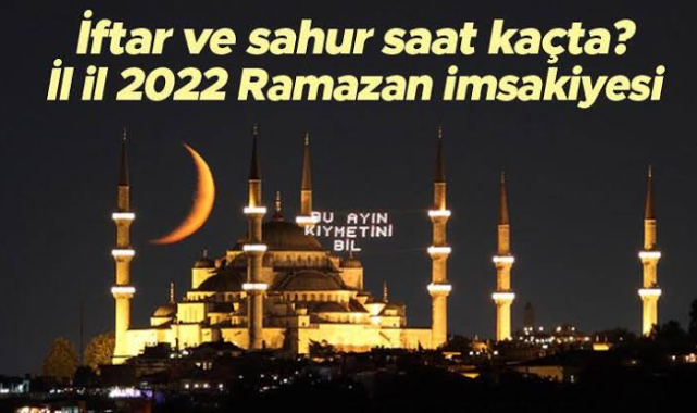 Tekirdağ'da İftar Vakti! İlk İftar Saati Kaçta, Oruç Ne Zaman Açılacak?